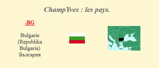 Les pays ChampYves