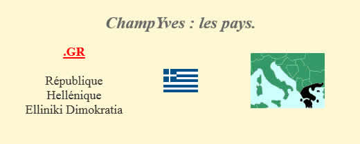 Les pays ChampYves
